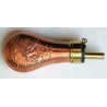 .36 Pulverflasche TRAPPER-EAGLE (Adler) Kupfer aus a.