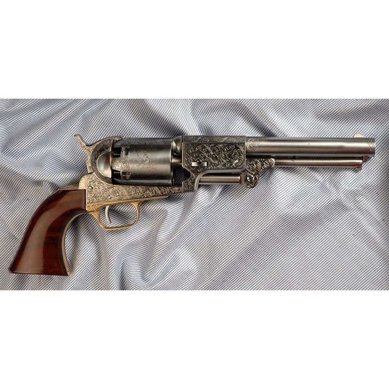 COLT DRAGOON CIVILIAN - full Hand engraved aus a.Revolver