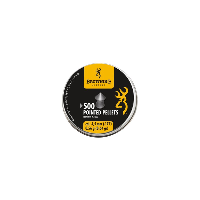 Browning Spitzkopf-Diabolos 4,5 mm, Dose a 500 Stück aus b.