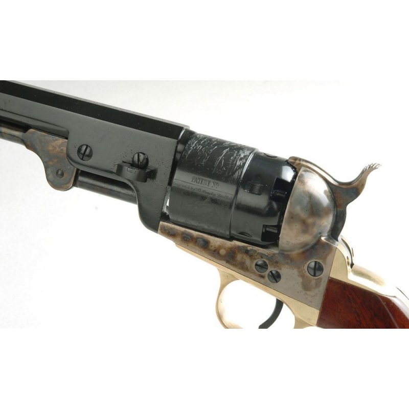 Vorderlader Revolver Colt Navy 1847/51 Oval 7,5 aus a.Revolver