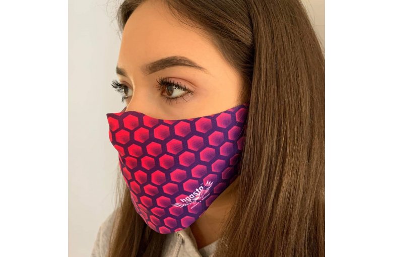 Jugend & Damen Gesichtsmaske Mund-Nase-Bedeckung waschbar Hex