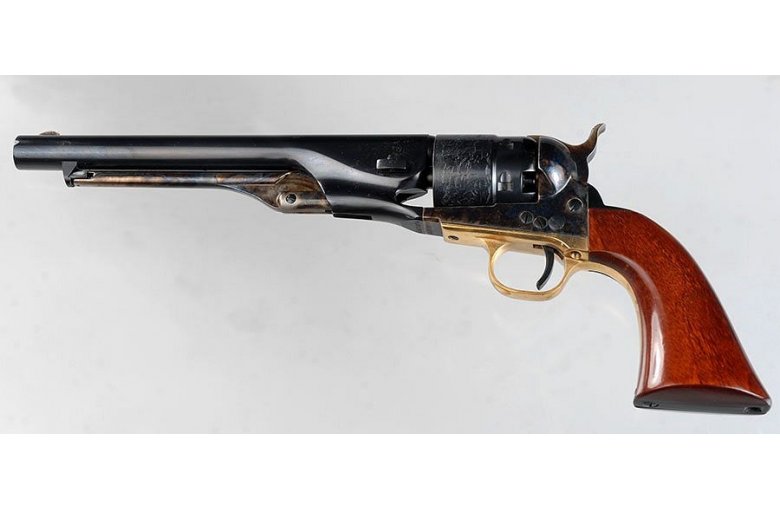 Vorderlader RevolverColt Army 1860, 8 aus a.Revolver offener