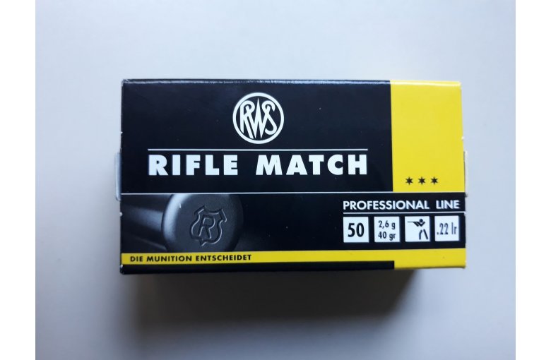 .22lr RWS Rifle Match aus d. KK-Munition bei Waffen HEGE kaufen