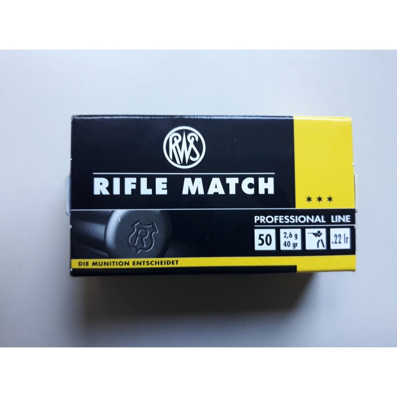 .22lr RWS Rifle Match aus d. KK-Munition bei Waffen HEGE kaufen