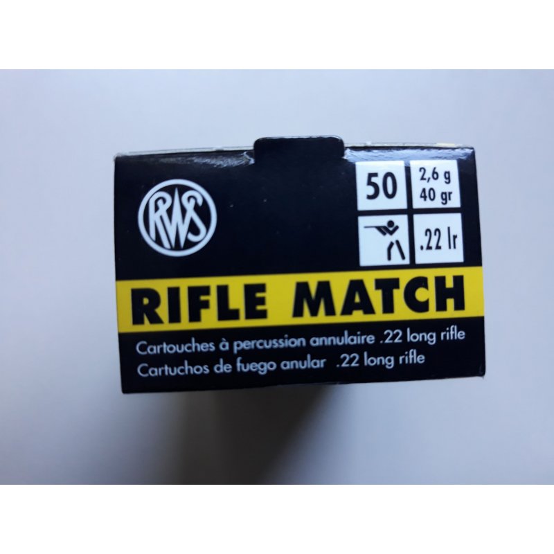 .22lr RWS Rifle Match aus d. KK-Munition bei Waffen HEGE kaufen