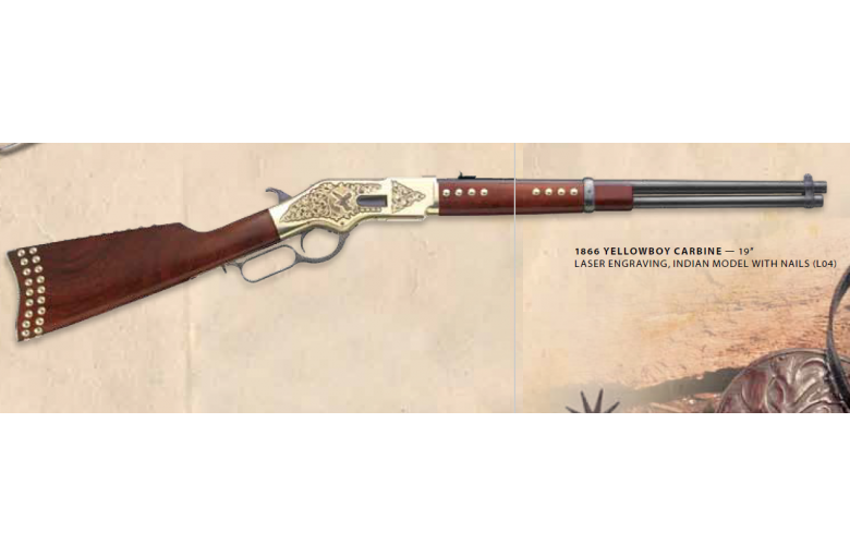 "Indian" Western Carbine 1866 aus b. 1866 Winchester +KK bei