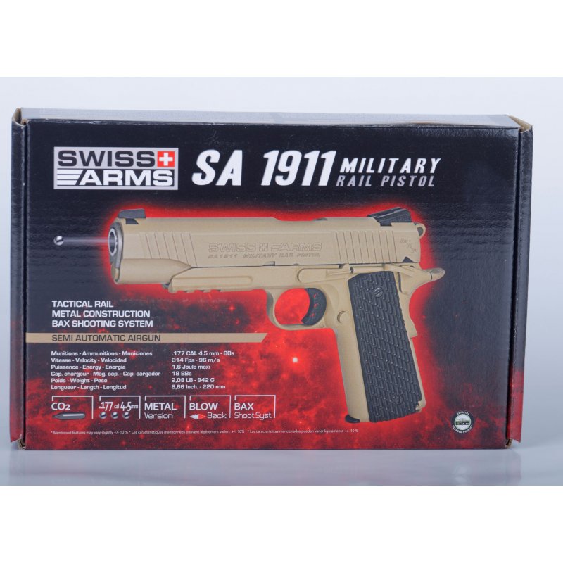 Swiss Arms P1911 Military Rail Pistol 4,5mm aus Startseite bei