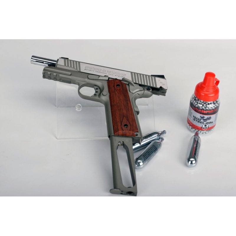 Swiss Arms P1911 Tactical Rail Pistol 4,5mm aus Frei ab 18 bei