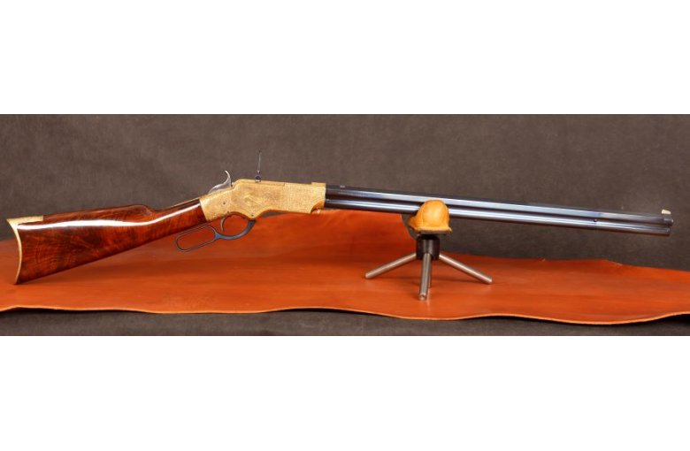 1860 Heny Lincoln 1 of 1.000 Rifle Charcoal Blue Finish Voll