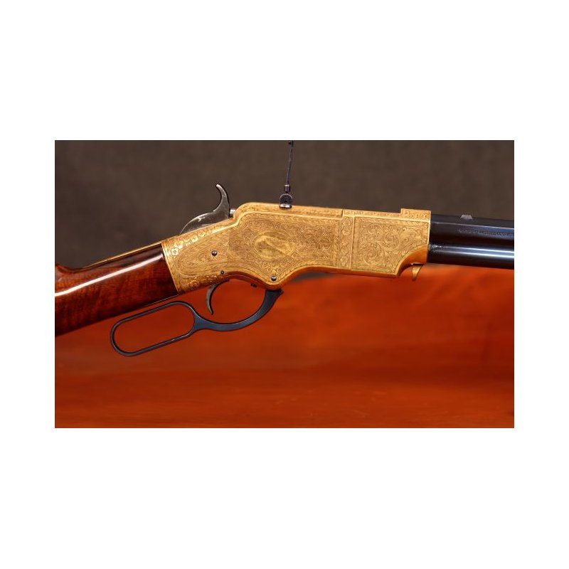 1860 Heny Lincoln 1 of 1.000 Rifle Charcoal Blue Finish Voll