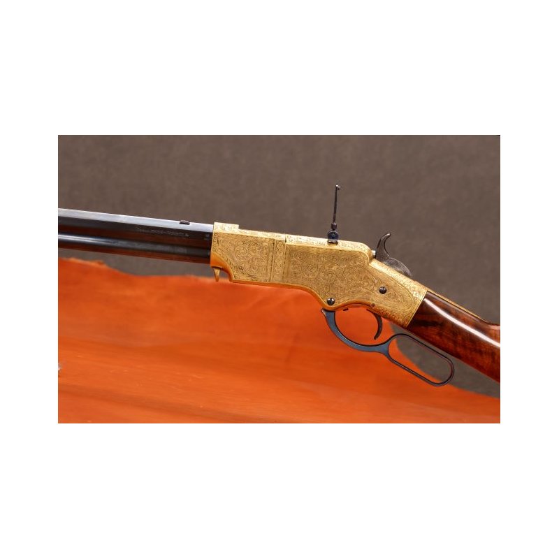 1860 Heny Lincoln 1 of 1.000 Rifle Charcoal Blue Finish Voll