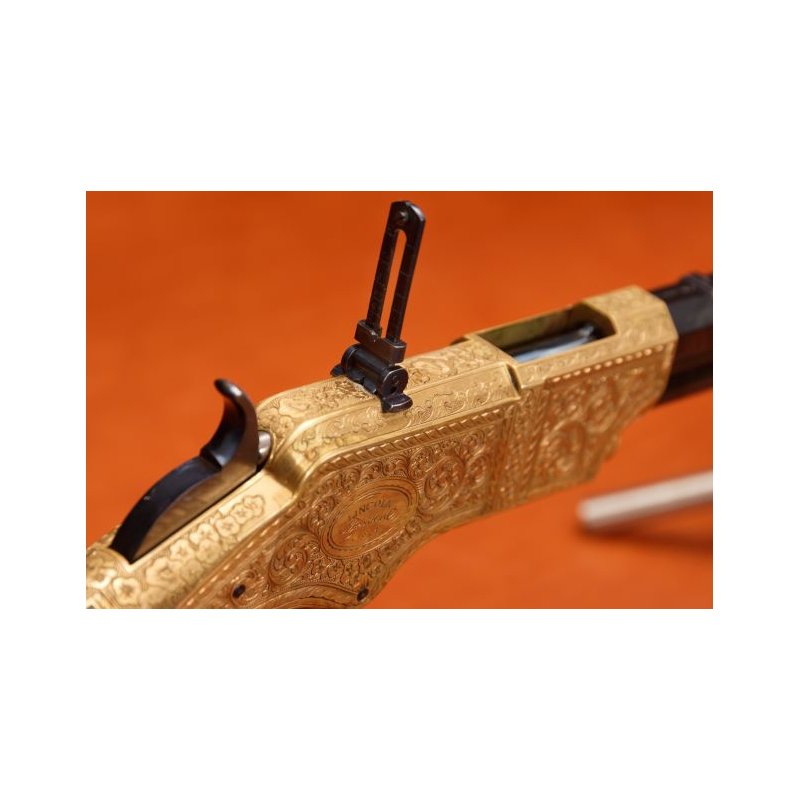 1860 Heny Lincoln 1 of 1.000 Rifle Charcoal Blue Finish Voll