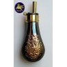 Pulverflasche Trapper Black Gold, Kal. 36 aus c. Holster &