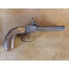 Perkussionspistole Doppel-Terzerol aus Vorderlader bei Waffen