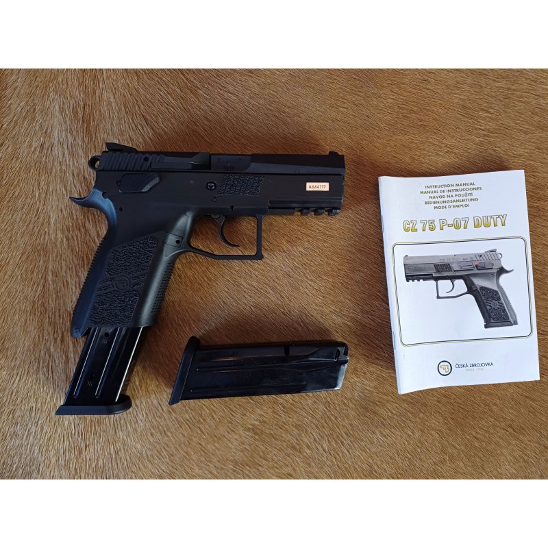 CZ 75 P-07 DUTY Kal. 9mmLuger aus Erwerbsberechtigung