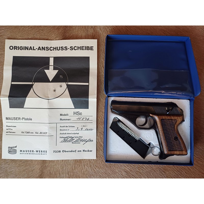 Pistole Original Mauser HSc Kal. 7,65mmBrowning aus
