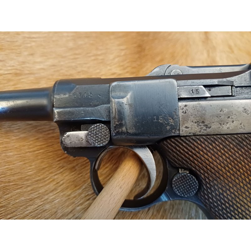 Pistole P08 1915 Kal. 9mm Luger aus Erwerbsberechtigung