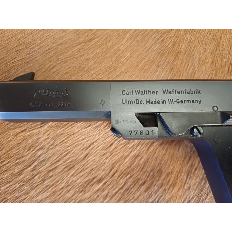 Sportpistole Walther GSP Kal..22lr mit Wechselsystem