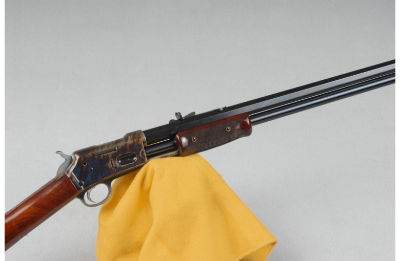 1883 Hege Uberti Slide Rifle, 8-Kant, 20 aus 3. FLINTEN