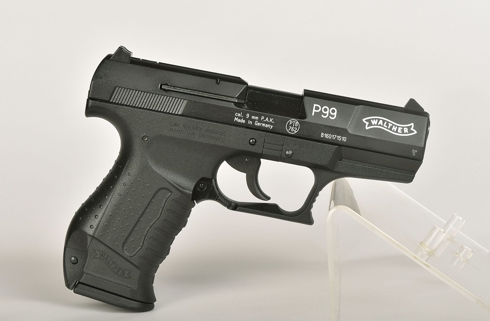 Walther P99 Schreckschuss Pistole 9mm P.A.K. schwarz inkl. 2x 50  Platzpatronen kaufen